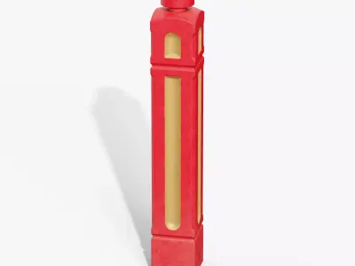 Bollards Cast Iron A Low-poly 3D model