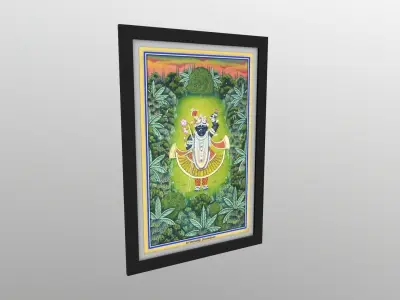 Braj Art Painting 3D model