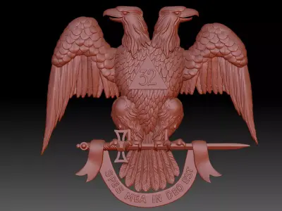 Eagle 3D print model 10