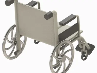 Medical Wheelchair 3D print model