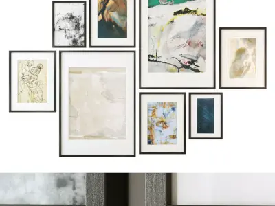 Gallery Wall 73 3D model