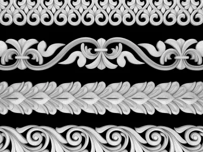 Path Ornament Pack 12 3D model
