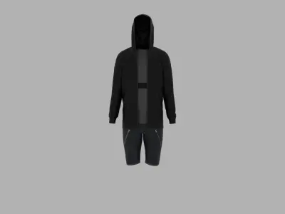 Sport Suit Low-poly 3D model 50