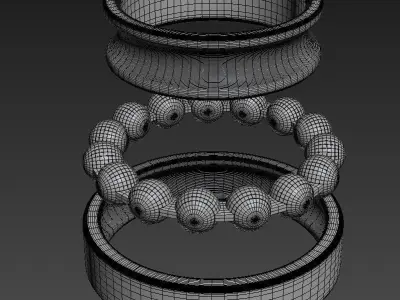 Baering ball bearing 3D model