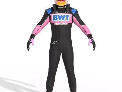 F1 Alpine Suit 2023 3D model