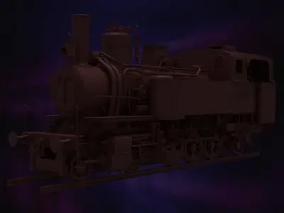 Locomotive Tank Engine 3D model