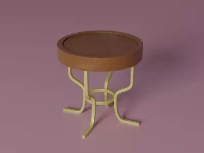 Fancy side table 3D model