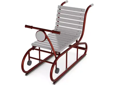 Kicksled 3D model shop