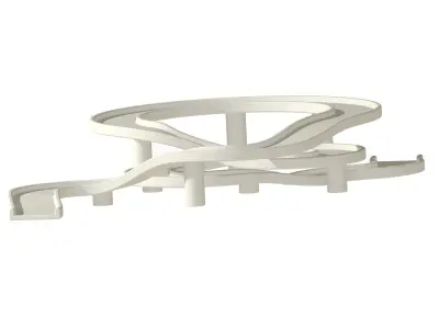 Architectural Complex Bridge 3D print model