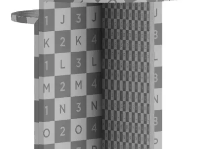 side table BESPOKE FURNITURE 3D model