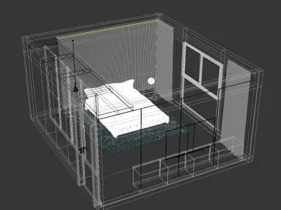 Luxury Master Bedroom 3D model 3D model purchase