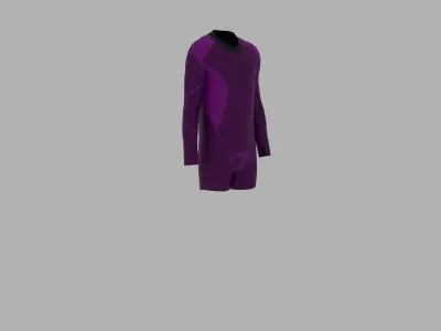 Sport Suit Low-poly 3D model