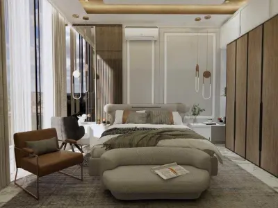 INTERIOR DESIGN BEDROOM  3D model