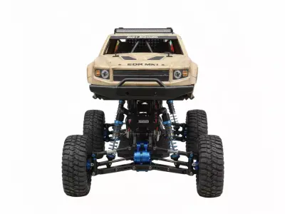 EDR Mk1 Dust Runner RC body and chassis Low-poly 3D model