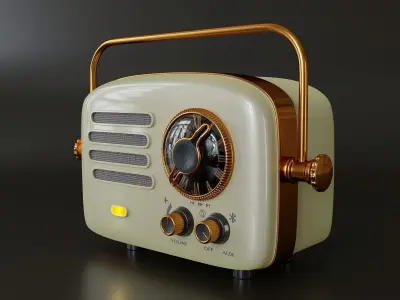 Portable radio Xiaomi Elvis Presley 2 3D model