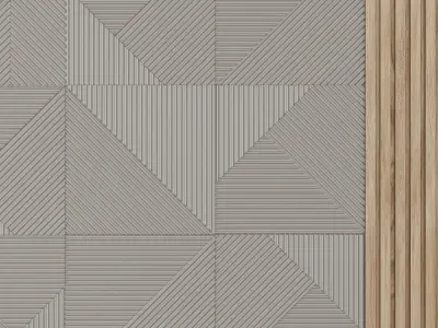 Decorative Wall Panel 03 3D model