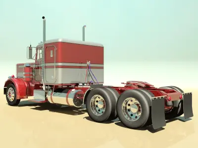359 Semi Truck 3D model