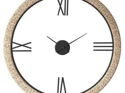 Wall clock Uttermost Montecito 3D model