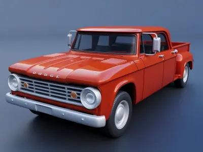 Dodge D200 1967 3D print model