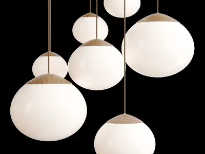 Acorn Pendant from Bolia 3D model