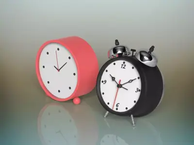 Clocks alarm clock 3D model