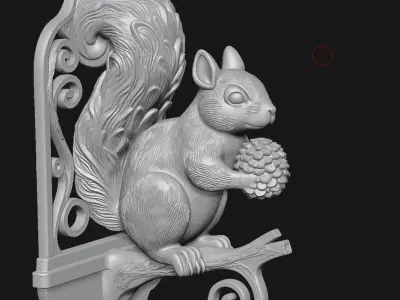 Squirrel 3D print model