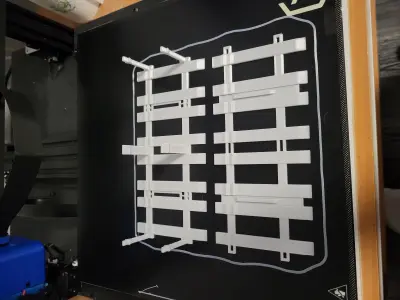8 car 6 post lift 3D print model