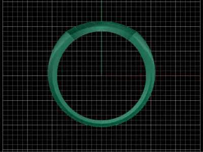 Minimal Abstract Ring 40 3D print model