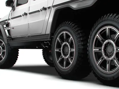 Brabus XLP 800 6x6 Adventure 2023 3D model