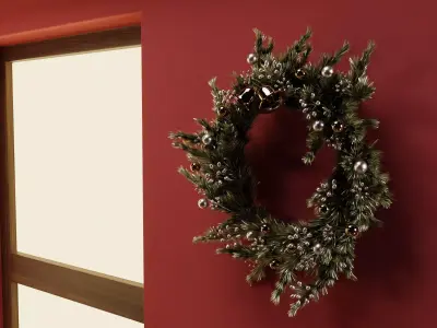 Christmas interior 3D model