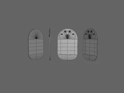 Sloth Frames Low-poly 3D model