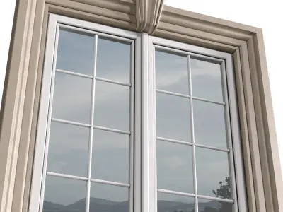Classical frame Window 3D model