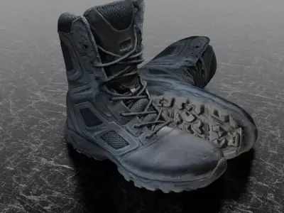 MAGNUM ELITE SPIDER X 3D COMBAT BOOTS 3D model