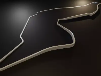 Imola Racing Circuit Conceptual 3D model