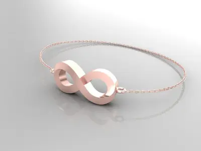 Bracelet B3 The luxury female bracelet 3D print model
