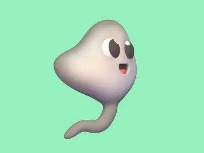 Happy Stingray 3D print model