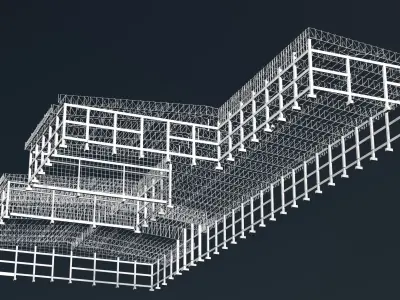 Factory structure 2407 3D model
