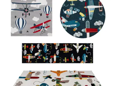 Rugs No 299 Low-poly 3D model