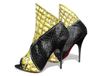 Gouglinonne Luxury Boots Low-poly 3D model