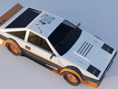 Cyberpunk Factional AE86  3D model