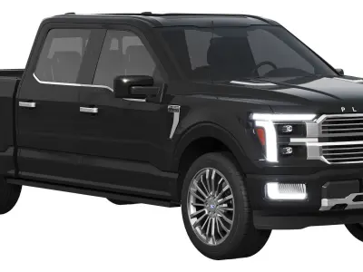F-150 Platinum 2024 3D model