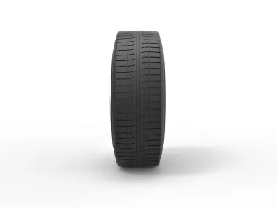 Car wheel 7 Scale 1 to 10 3D print model