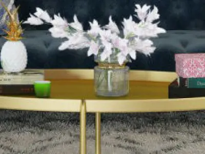 Living room Minimalism 3D model