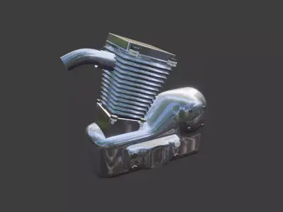 Bike Engine 3D model