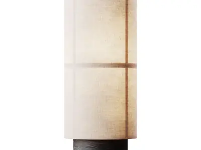 Handgemaakte mobiele tafellamp Hashira 3D model