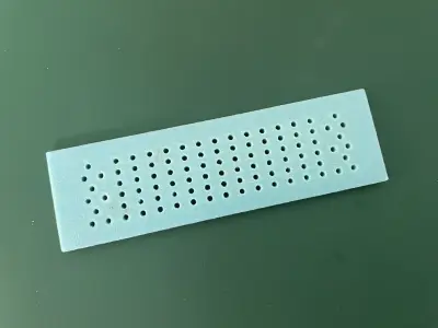 Align the hole to make a bumper 3D print model