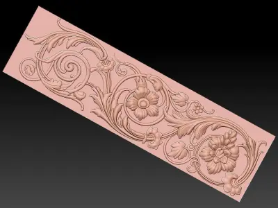 3D FLORAL DESIGN  3D model