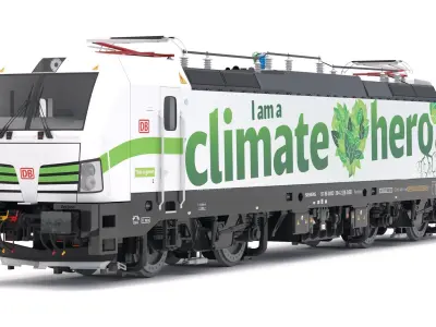 Siemens Vectron DB I am Climate Hero Livery 3D model