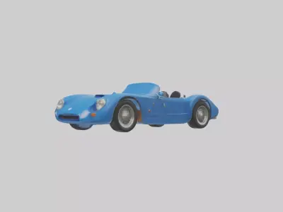Kit Car Model 1 Low-poly 3D model