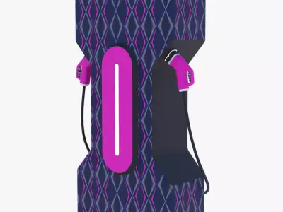 EV charger XV PBR 8K 3D model